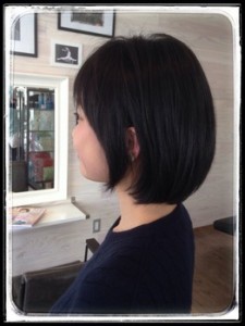 黒髪×ボブ！！