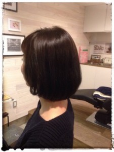 内巻きボブ！！