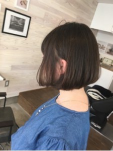 前下がりボブ☆